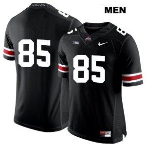 Men's NCAA Ohio State Buckeyes L'Christian Smith #85 College Stitched No Name Authentic Nike White Number Black Football Jersey BP20Z73UB